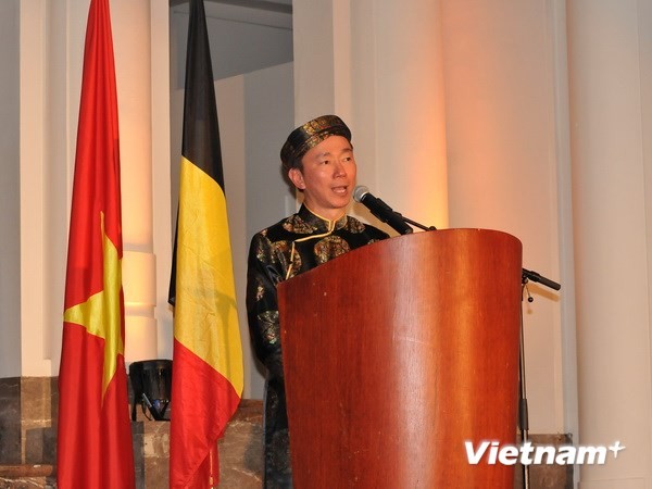 Memeperingati ultah ke-69 Hari Nasional Vietnam di Belgia - ảnh 1