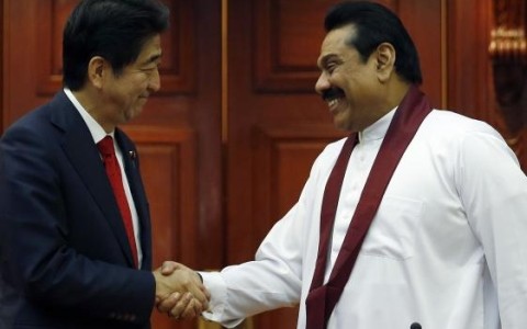 PM Jepang, Shinzo Abe mengunjungi Sri Lanka - ảnh 1