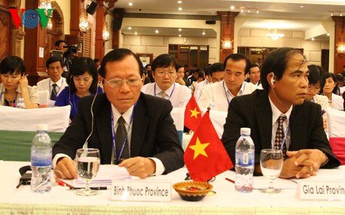 Konferensi promosi dagang, investasi dan pariwisata Kamboja-Laos-Vietnam - ảnh 1