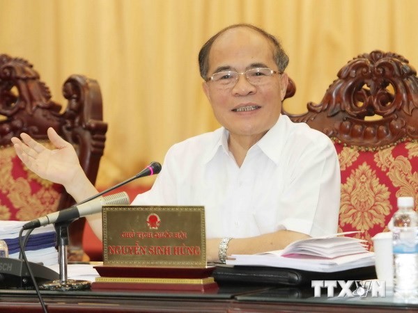 Ketua MN Vietnam, Nguyen Sinh Hung menghadiri AIPA ke-35 di Laos - ảnh 1