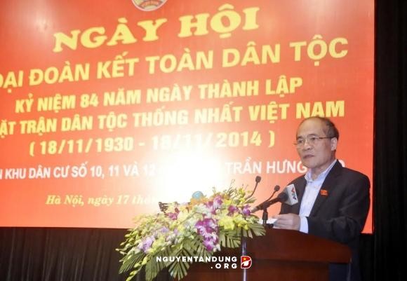 Ketua MN Vietnam, Nguyen Sinh Hung: bersatu, membangun Ibukota yang kuat dan sejahtera - ảnh 1