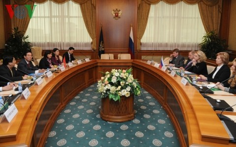 Delegasi Badan Pemeriksaan Keuangan Negara Vietnam berkunjung di Rusia - ảnh 1