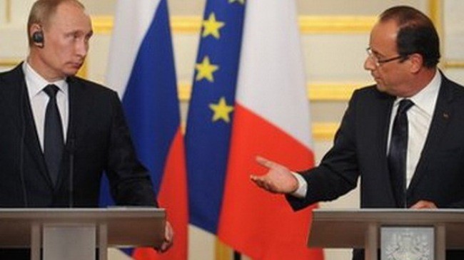 Presiden Perancis, Francois Hollande dengan tiba-tiba mengunjungi Rusia - ảnh 1