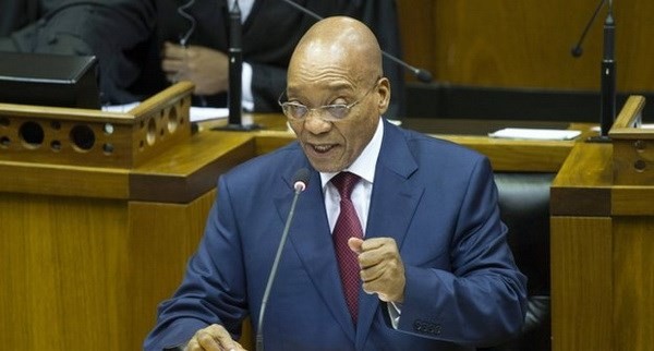 Presiden Afrika Selatan membacakan Pesan Nasional pada awal Tahun Baru 2015 - ảnh 1