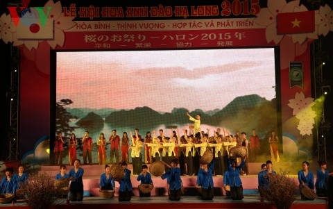 Pembukaan Festival Bunga Sakura-Ha Long tahun 2015 - ảnh 1