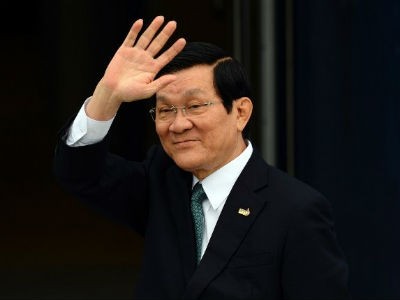 Presiden Vietnam, Truong Tan Sang menghadiri Konferensi Tingkat Tinggi Asia-Afrika di Indonesia - ảnh 1