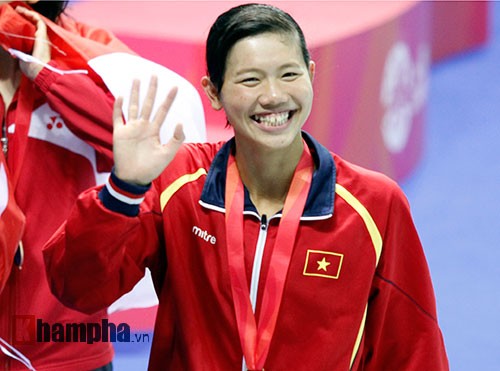 Nguyen Thi Anh Vien merebut medali perunggu pada Kejuaraan renang dunia - ảnh 1