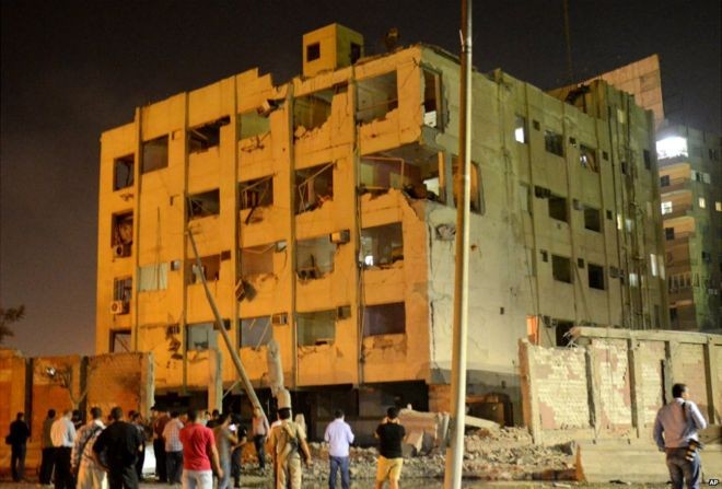 Terjadi ledakan besar di Kairo - ảnh 1