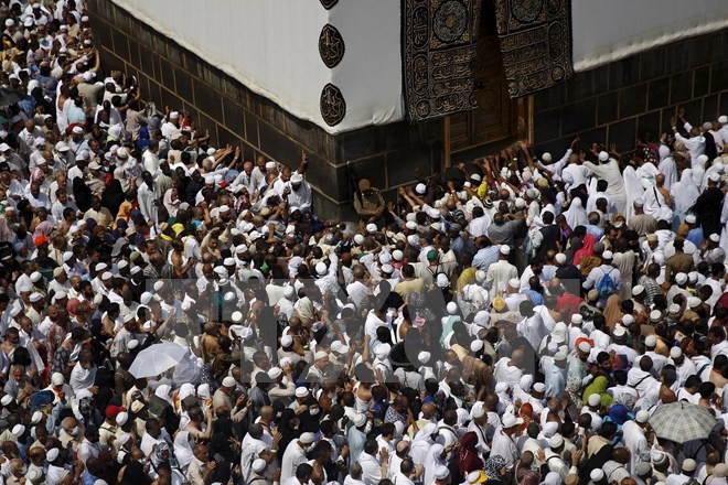 Para umat Muslim memulai upacara naik haji di Tanah Suci Mekkah - ảnh 1