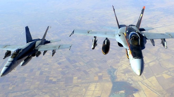 Perancis untuk pertama kalinya melakukan serangan udara terhadap IS di Suriah - ảnh 1