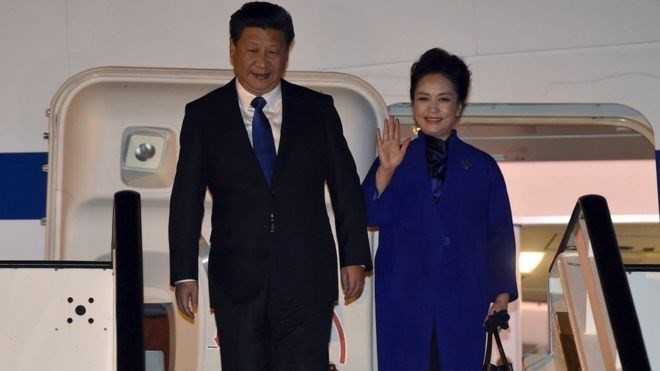 Presiden Tiongkok memulai kunjungan kenegaraan di Inggris - ảnh 1