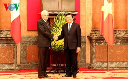 Presiden Italia, Sergio Mattarella mengakhiri dengan baik kunjungan kenegaraan di Vietnam - ảnh 1