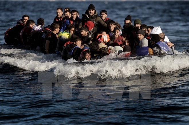 Jumlah migran ilegal yang masuk Uni Eropa mencapai angka rekor 1,2 juta orang - ảnh 1