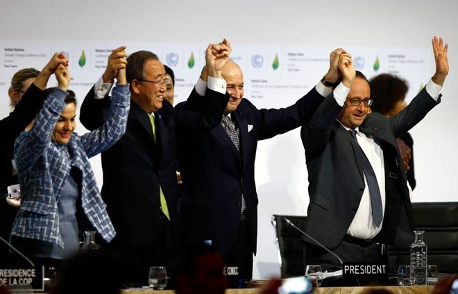 Konferenci COP 21 mengesahkan permufakatan tentang penanggulangan perubahan iklim global  - ảnh 1