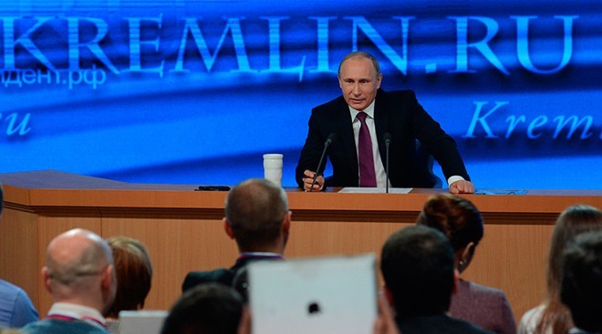 Presiden Rusia, Vladimir Putin mengadakan jumpa pers periodik - ảnh 1