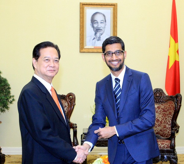 Vietnam menginginkan agar Google membantu dan memperluas kerjasama dengan para mitra Vietnam - ảnh 1