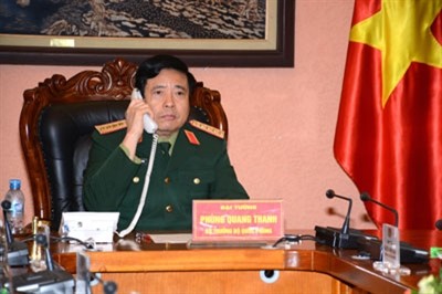 Dua Kemhan Vietnam dan Tiongkok resmi membentuk lini hubungan langsung - ảnh 1