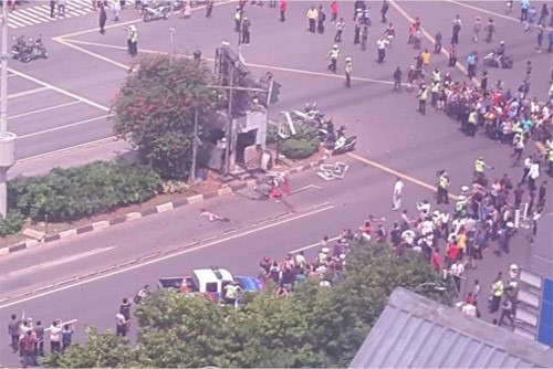 Tilgram ucapan belasungkawa tentang serangan bom teror di Indonesia - ảnh 1
