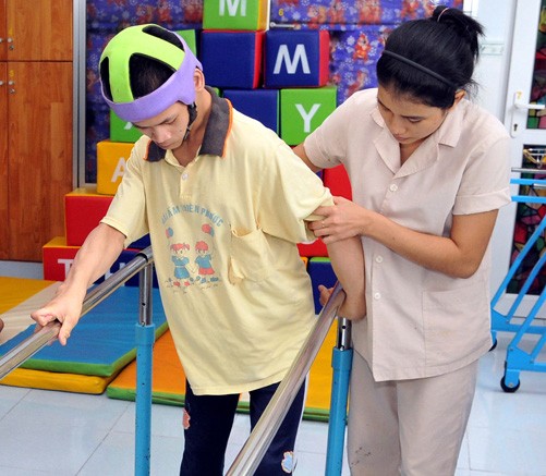 Meningkatkan kemampuan dan terapi fisik untuk kaum penyandang disabilitas - ảnh 1