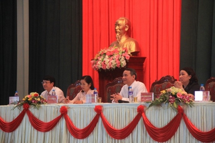 Menteri Perhubungan dan Transportasi Vietnam, Truong Quang Nghia melakukan kontak dengan para pemilih - ảnh 1