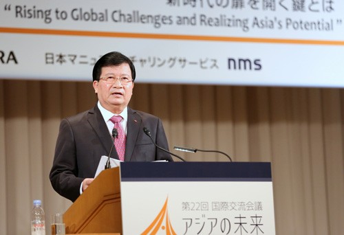 Deputi PM Trinh Dinh Dung menghadiri konferensi mengenai Masa Depan Asia - ảnh 1