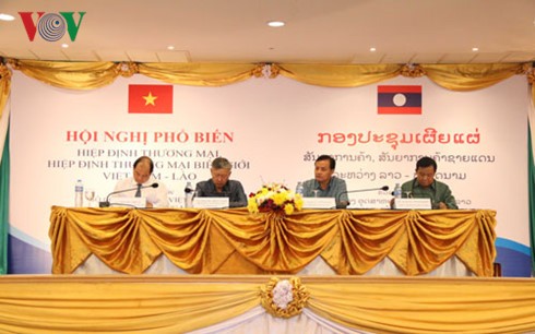 Perjanjian Perdagangan Vietnam-Laos menciptakan syarat yang kondusif bagi badan usaha dua negara - ảnh 1