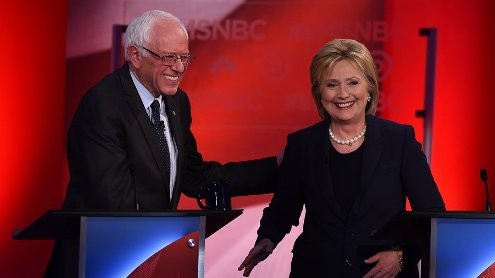 H.Clinton dan B.Sanders melakukan kampanye pemilu bersama - ảnh 1