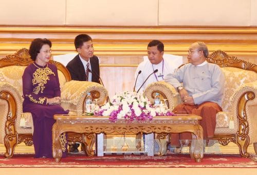 Mendorong kerjasama antara MN Vietnam dan Parlemen Myanmar - ảnh 2