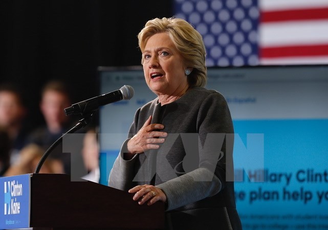 Dana kampanye kandidat calon Hillary Clinton mencapai jumlah uang rekor - ảnh 1
