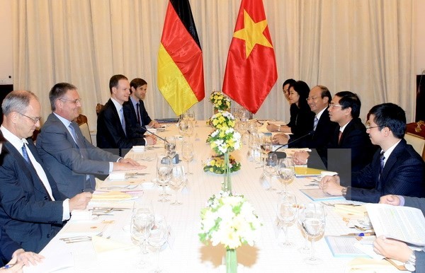 Vietnam-Jerman melakukan pertemuan Kelompok Penyelenggara strategis yang ke-4 - ảnh 1