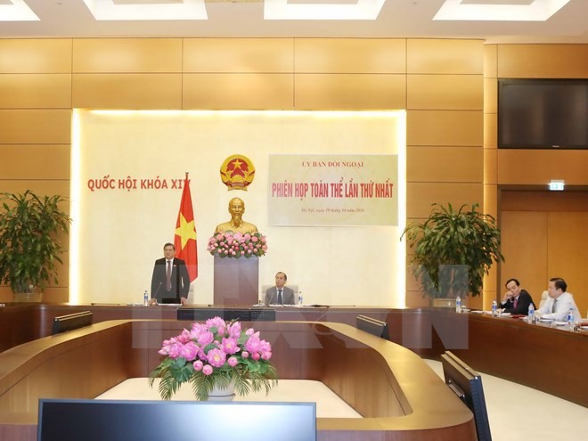 Komisi Hubungan Luar Negeri MN Vietnam angkatan ke-14 mengadakan Sidang Pleno pertama - ảnh 1
