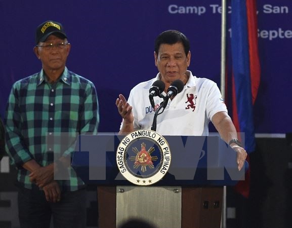  Filipina berkomitmen mempertahankan permufakatan pertahanan dan latihan perang bersama dengan AS - ảnh 1