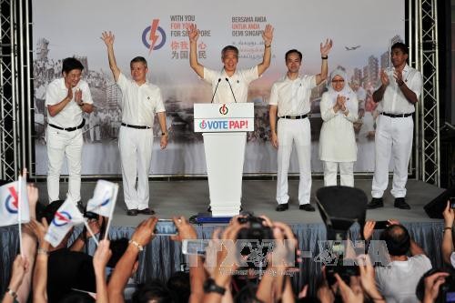 Partai PAP yang berkuasa memilih Komite Sentral Partai  masa bakti baru - ảnh 1
