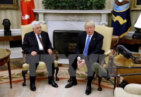  Presiden AS menerima Presiden Palestina - ảnh 1