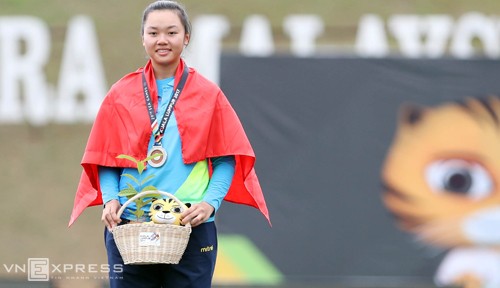 Vietnam meraih medali perak pertama di Sea Games 29 - ảnh 1
