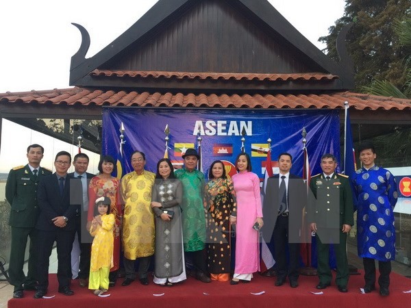  Memperingati ultah ke-50 Hari Berdirinya ASEAN di Brasil - ảnh 1