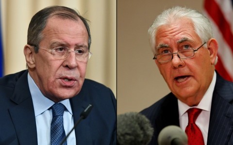 Menlu Rusia dan AS melakukan pembicaraan telepon tentang situasi Semenanjung Korea dan Suriah - ảnh 1
