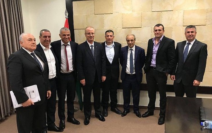 Pejabat senior Israel dan Palestina melakukan pertemuan di Tepi Barat - ảnh 1