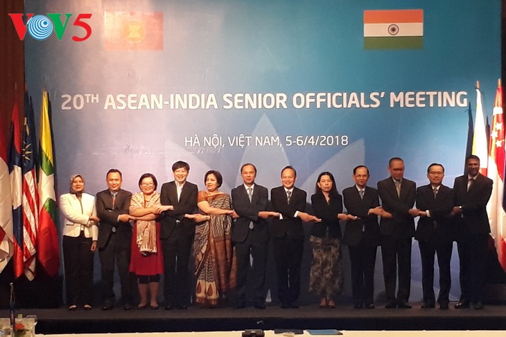 Rapat ke-20 para pejabat senior ASEAN-India  - ảnh 1