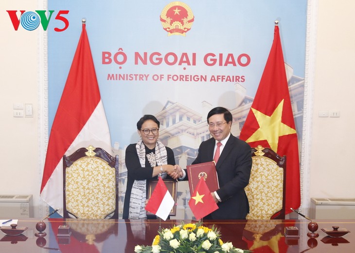 Mendorong hubungan Kemitraan strategis Vietnam-Indonesia semakin menjadi intensif dan komprehensif - ảnh 1