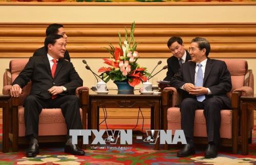 Ketua Mahkamah Rakyat Agung Vietnam, Nguyen Hoa Binh melakukan kunjungan kerja di Tiongkok - ảnh 1