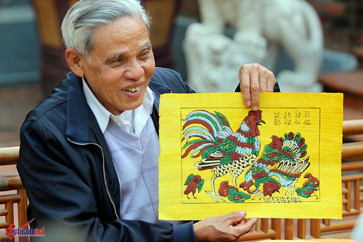 Membuat dokumen tentang kerajinan lukisan rakyat Dong Ho untuk disampaikan kepada UNESCO - ảnh 1