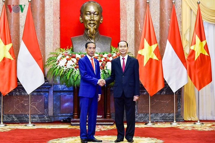 Panorama kunjungan Kenegaraan Presiden Indonesia, Joko Widodo di Viet Nam - ảnh 6