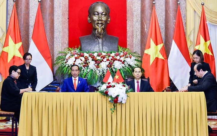 Panorama kunjungan Kenegaraan Presiden Indonesia, Joko Widodo di Viet Nam - ảnh 9