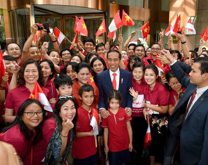 Panorama kunjungan Kenegaraan Presiden Indonesia, Joko Widodo di Viet Nam - ảnh 12