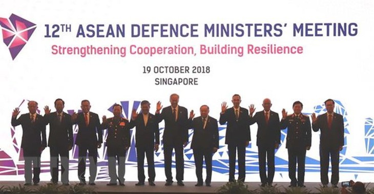 ADMM 12: ASEAN membentuk jaringan menghadapi tantangan-tantangan keamanan baru - ảnh 1