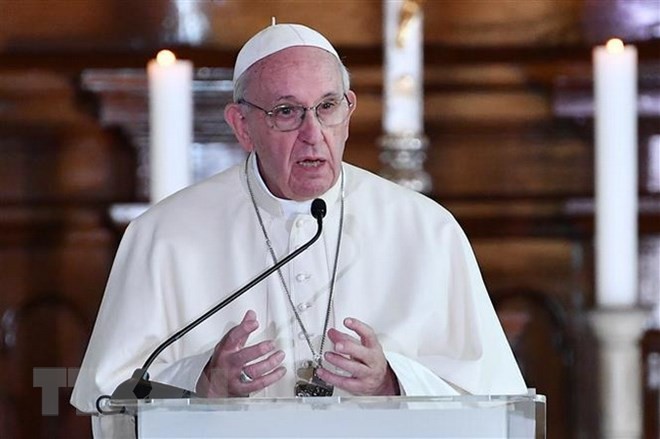 Paus Franciskus mengimbau kepada dunia internasional supaya jangan acuh tak acuh terhadap kaum migran - ảnh 1
