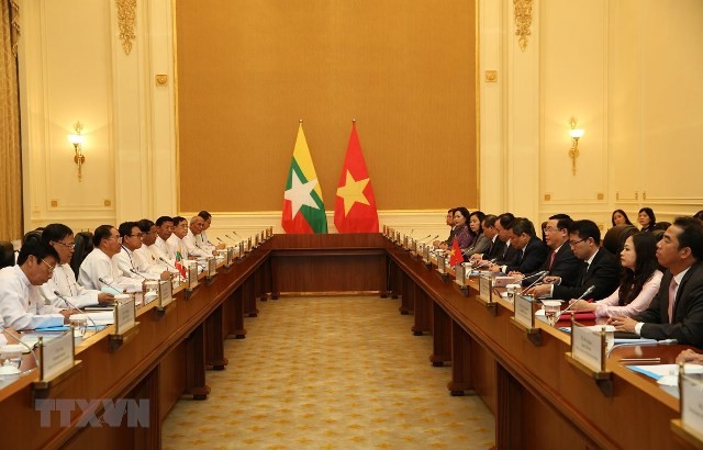 Memperkuat lebih lanjut lagi hubungan persahabatan Vietnam – Myanmar  - ảnh 1