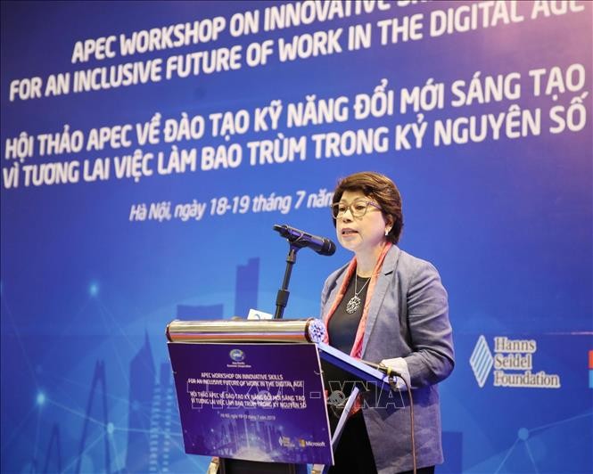 Lokakarya: “APEC tentang pendidikan ketrampilan pembaruan kreatif demi masa depan lapangan kerja yang bersifat mencakup dalam era digital” - ảnh 1