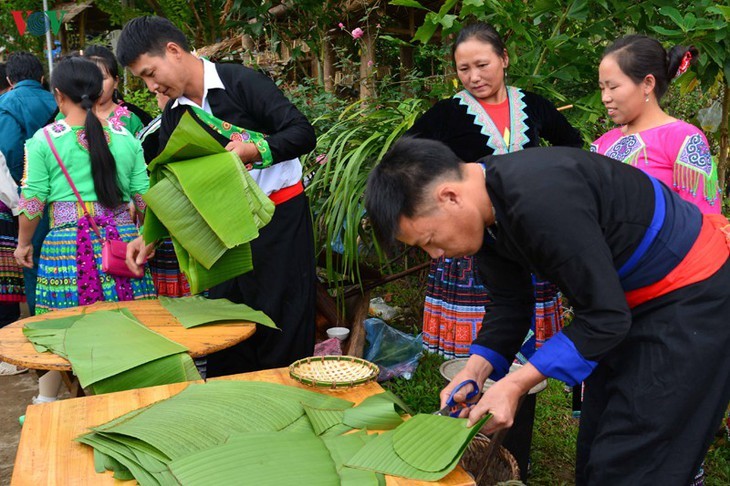 Kue Giay dalam Kehidupan Warga Etnis Minoritas Mong Daerah Tay Bac - ảnh 5
